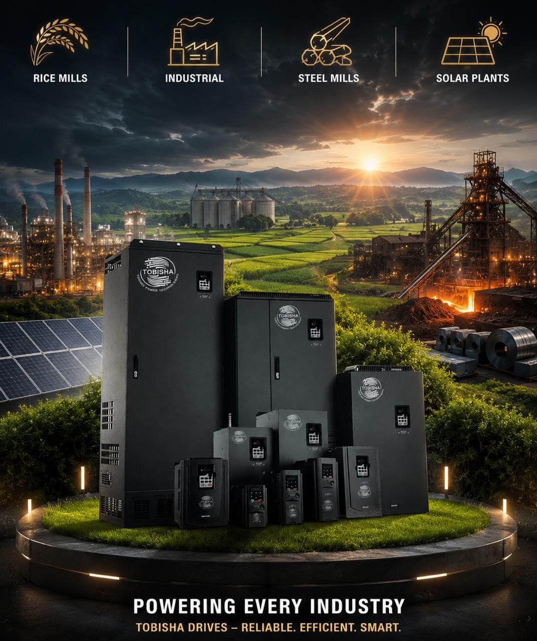 3-Phase VFD Solar Drive Poster